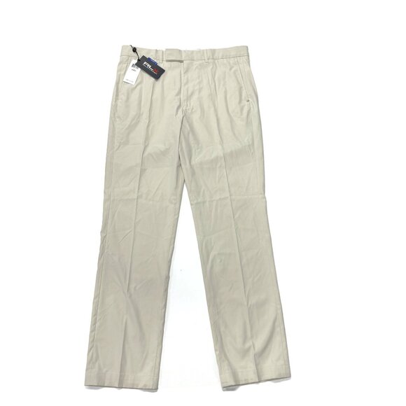 Ralph Lauren RLX Golf Pants Mens 34 x 32 Khaki Chino Performance New NWT - Picture 1 of 16
